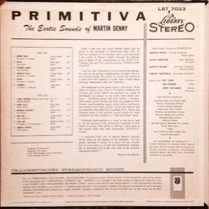 Martin Denny : Primitiva (LP, Album, RE)