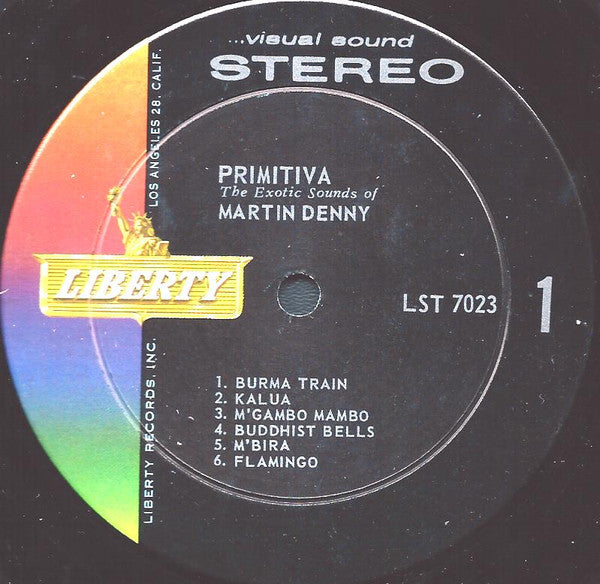Martin Denny : Primitiva (LP, Album, RE)