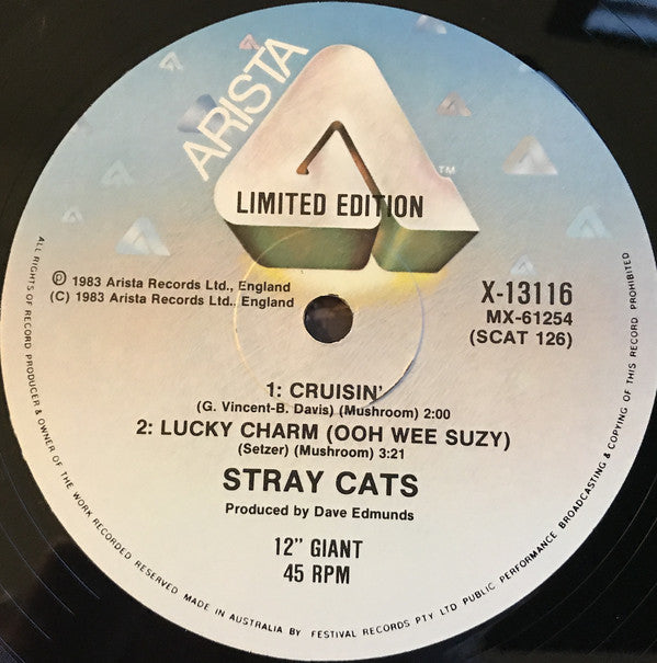 Stray Cats : (She's) Sexy + 17 (12", Maxi, Ltd)