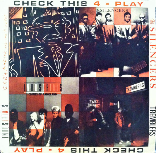 Gary Myrick & The Figures, The Tremblers, The Silencers (2), Industrials : 4 Play (12", Maxi, Promo, Smplr, Car)