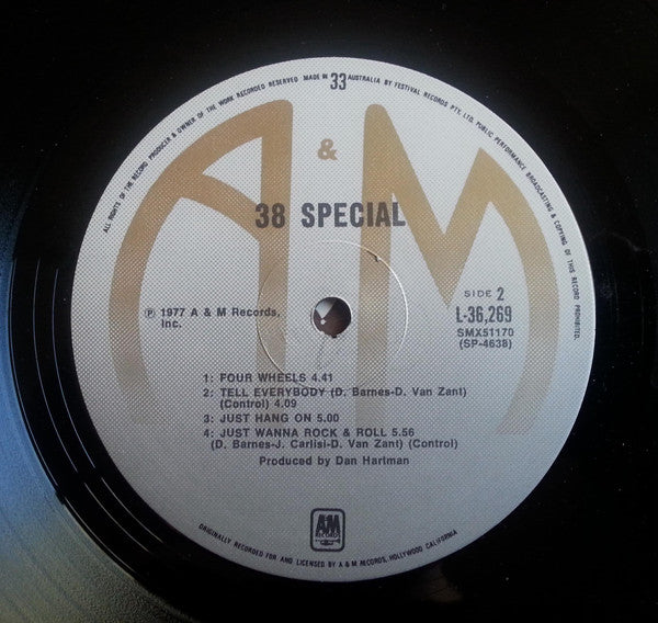 38 Special (2) : 38 Special (LP, Album)
