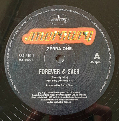 Zerra I : Forever And Ever (12", Single)
