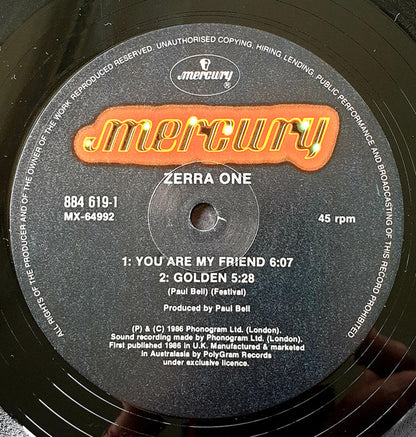 Zerra I : Forever And Ever (12", Single)