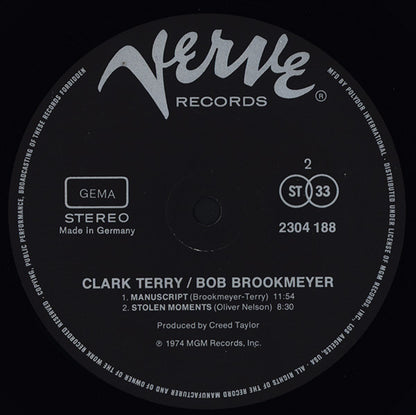Clark Terry & Bob Brookmeyer : Clark Terry & Bob Brookmeyer (LP, Album)