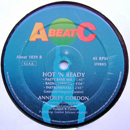 Annerley Gordon : Hot 'N' Ready (12")