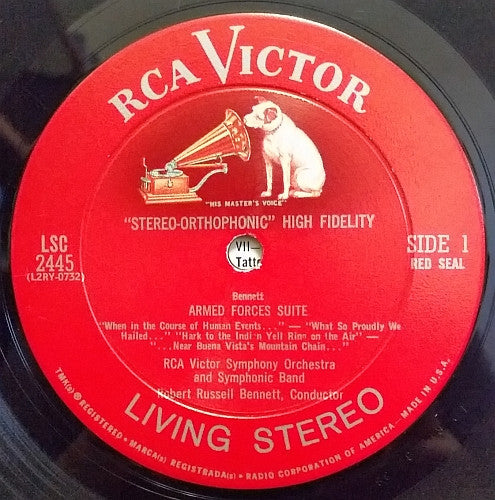 Robert Russell Bennett, RCA Victor Symphony Orchestra And "Armed Forces Suite" Symphonic Band : Armed Forces Suite (LP, Album, Hol)