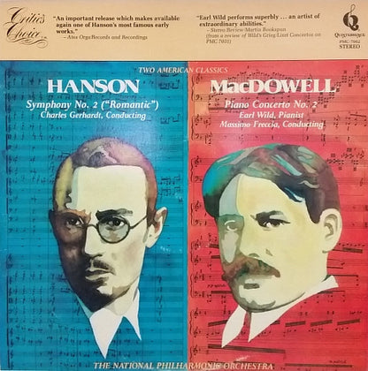 Hanson* / MacDowell* - Charles Gerhardt / Earl Wild, Massimo Freccia, The National Philharmonic Orchestra* : Symphony No. 2 ("Romantic") / Piano Concerto No. 2 (LP, Album)