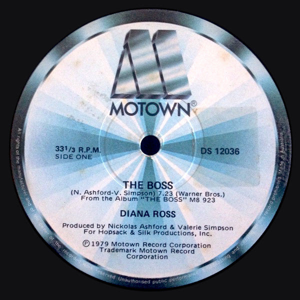 Diana Ross : The Boss (12")