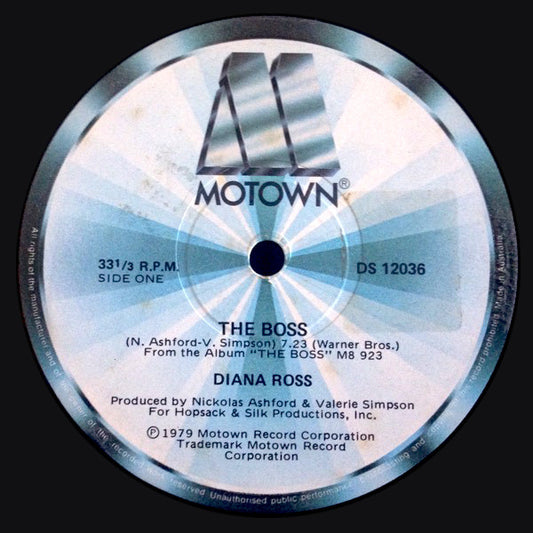 Diana Ross : The Boss (12")