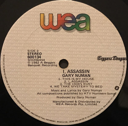 Gary Numan : I, Assassin (LP, Album)