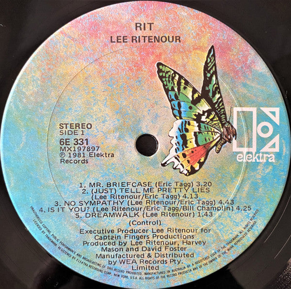 Lee Ritenour : Rit (LP, Album)