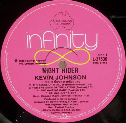 Kevin Johnson (5) : Night Rider (LP, Album)