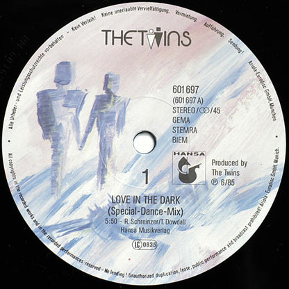 The Twins : Love In The Dark (Special-Dance-Mix) (12", Maxi)