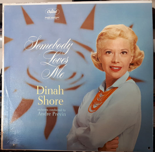 Dinah Shore, André Previn And His Orchestra : Somebody Loves Me (LP, Mono)
