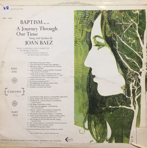 Joan Baez : Baptism (LP, Album)