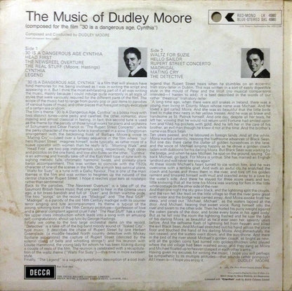 Dudley Moore : The Music Of Dudley Moore (Composed For The Film "30 Is A Dangerous Age Cynthia") (LP, Album)