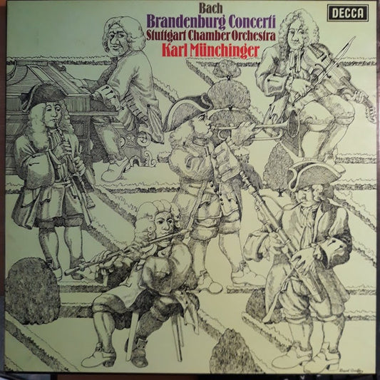 Johann Sebastian Bach, Stuttgarter Kammerorchester, Karl Münchinger : Brandenburg Concerti (2xLP + Box)