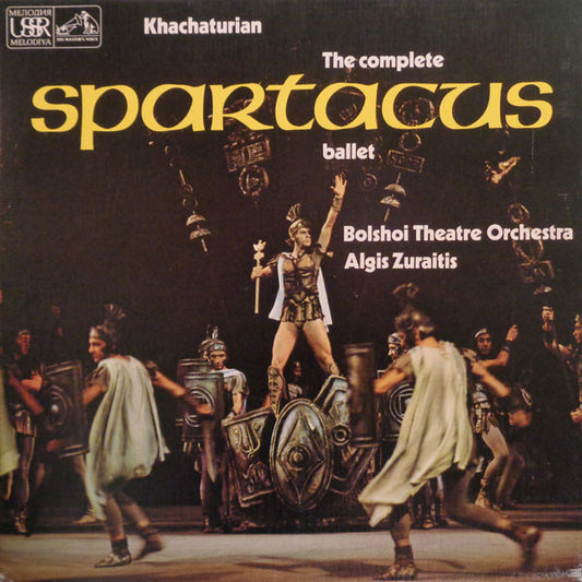 Aram Khatchaturian - Bolshoi Theatre Orchestra / Algis Žiūraitis : The Complete Spartacus Ballet (4xLP, Quad + Box)