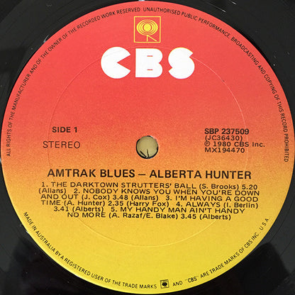 Alberta Hunter : Amtrak Blues (LP, Album)