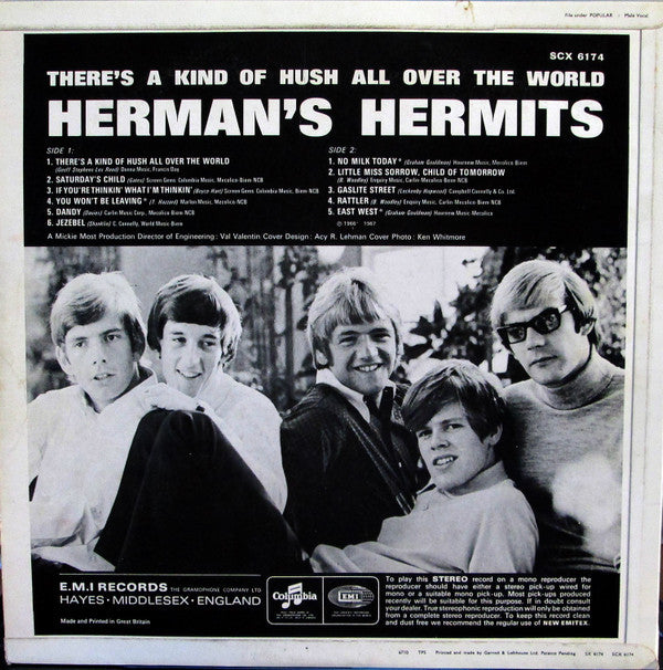 Herman's Hermits : There's A Kind Of Hush All Over The World (LP)