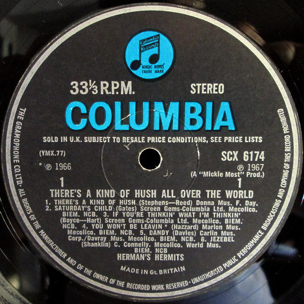 Herman's Hermits : There's A Kind Of Hush All Over The World (LP)