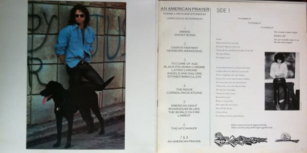 Jim Morrison Music By The Doors : An American Prayer (LP, Album, Gat)