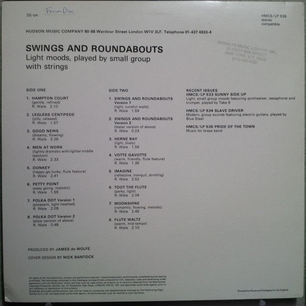 Reg Wale : Swings And Roundabouts (LP)