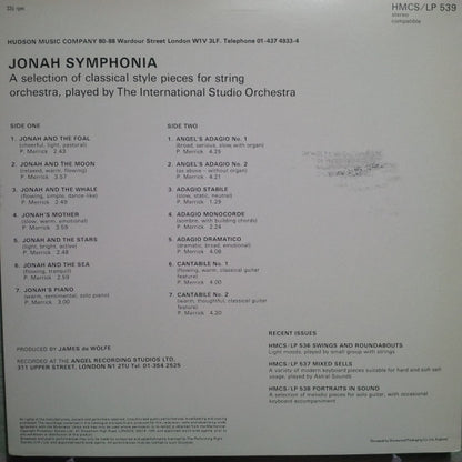 The International Studio Orchestra, Peter Merrick : Jonah Symphonia (LP)