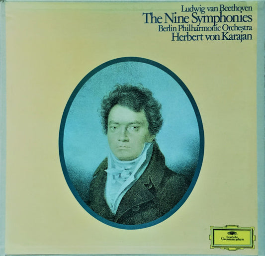 Ludwig van Beethoven, Berliner Philharmoniker, Herbert von Karajan : The Nine Symphonies (8xLP, Comp, RE + Box)