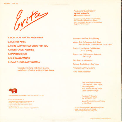 Festival (2) : Evita (LP, Album, Mixed, 53 )