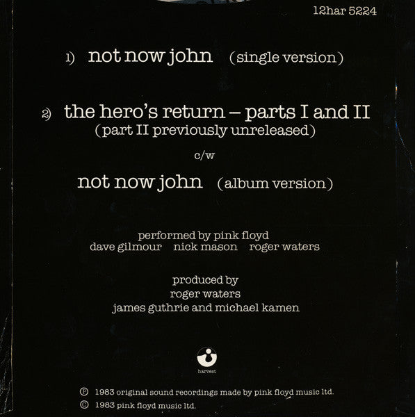 Pink Floyd : Not Now John (12", Single)