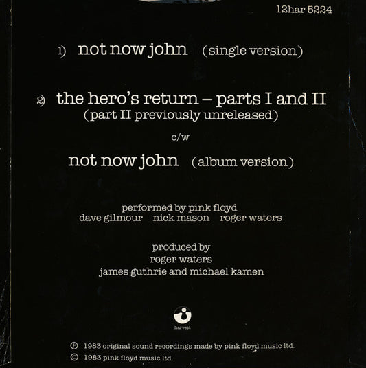 Pink Floyd : Not Now John (12", Single)