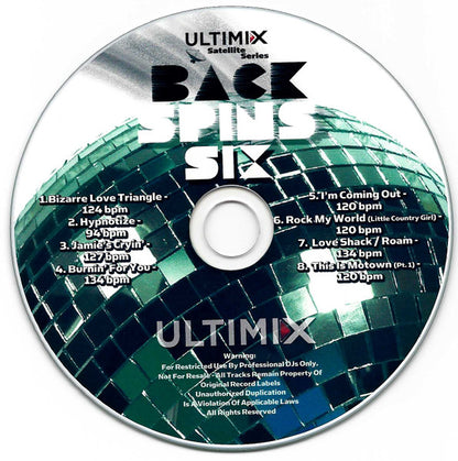 Various : Back Spins Six (CDr, Comp, Promo)
