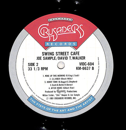 Joe Sample - David T. Walker : Swing Street Cafe (LP, Album, RE)