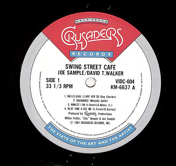 Joe Sample - David T. Walker : Swing Street Cafe (LP, Album, RE)