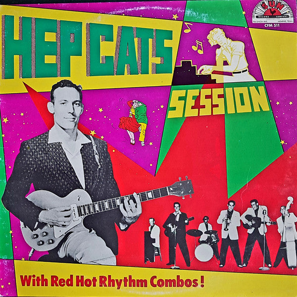 Sonny Burgess 'N Carl Perkins : Hep Cats' Session With Red Hot Rhythm Combos! (10", Comp, RE)