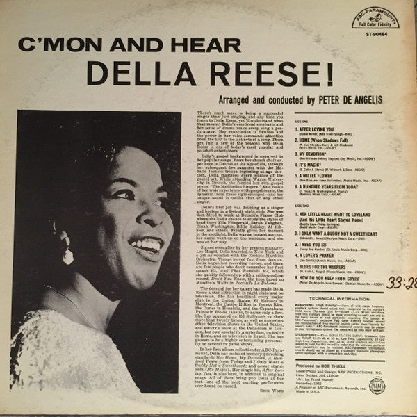 Della Reese : C'Mon And Hear (LP, Album)