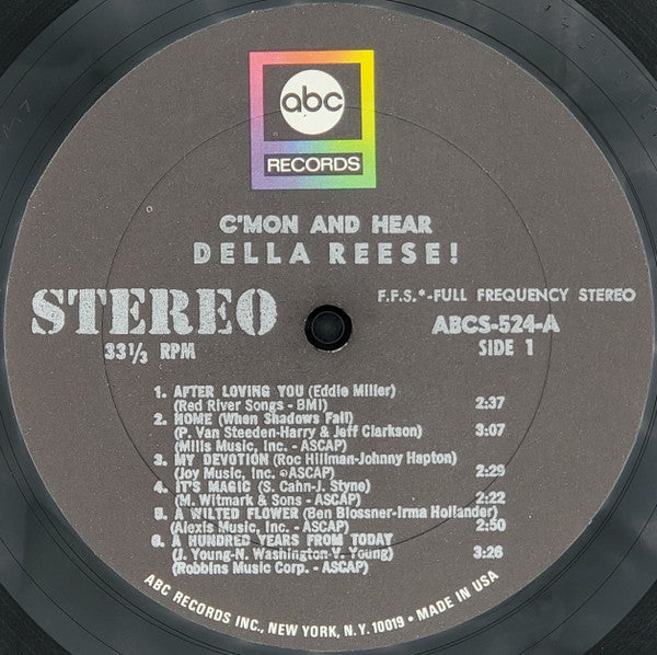 Della Reese : C'Mon And Hear (LP, Album)