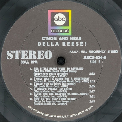 Della Reese : C'Mon And Hear (LP, Album)