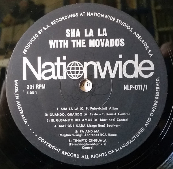 The Movados : Sha La La With The Movados (LP, Album)