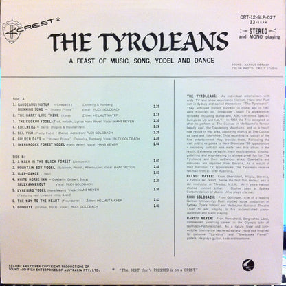 The Tyroleans : The Tyroleans (LP, Album)