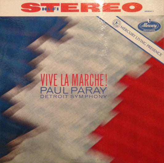 Paul Paray, Detroit Symphony Orchestra : Vive La Marche! (LP)