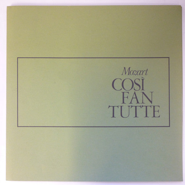 Mozart* - Colin Davis* : Così Fan Tutte (4xLP + Box)