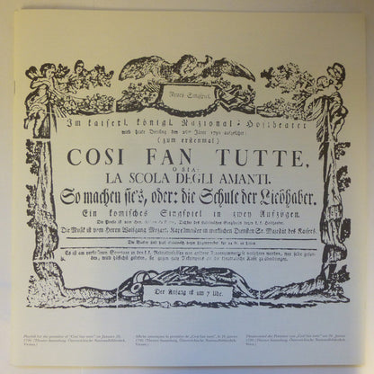 Mozart* - Colin Davis* : Così Fan Tutte (4xLP + Box)