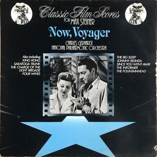 Max Steiner, National Philharmonic Orchestra, Charles Gerhardt : Now, Voyager - Classic Film Scores For Max Steiner (LP, Comp, RE)