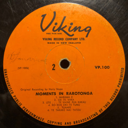 Various : Moments In Rarotonga (LP, Mono)