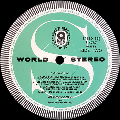 Los Machucambos : Caramba! (LP, Album, Club)