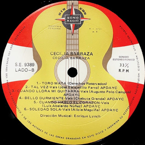 Cecilia Barraza : Cecilia Barraza (LP, Album)