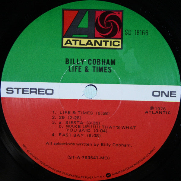 Billy Cobham : Life & Times (LP, Album, MO )