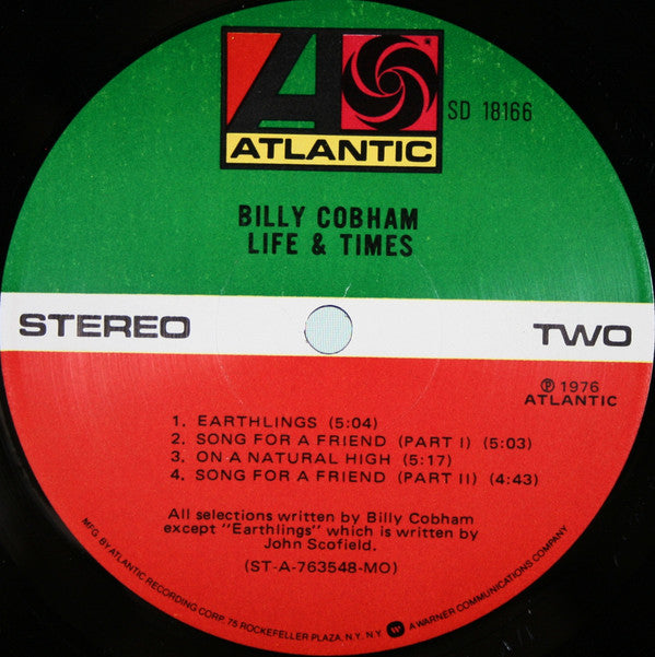 Billy Cobham : Life & Times (LP, Album, MO )